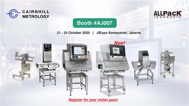 Cairnhill Metrology at ALLPacK Indonesia Booth #AJ007